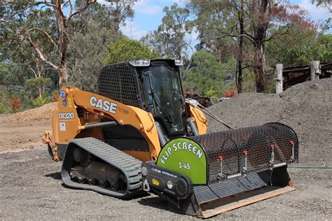 skid steer screening attachments|dirt screener for skid steer.